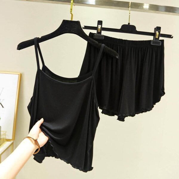 Pure Cotton Sleep Wear Set Black